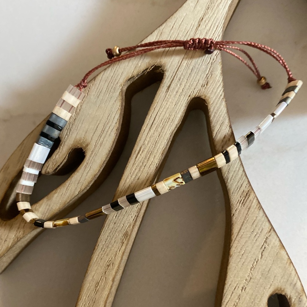 🆕 Miyuki tila bead bracelet